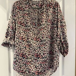 Daniel Rainn Multicolor Floral Blouse
